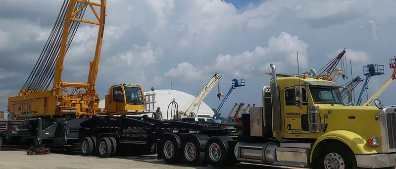 Secure equipment storage facility in Houston