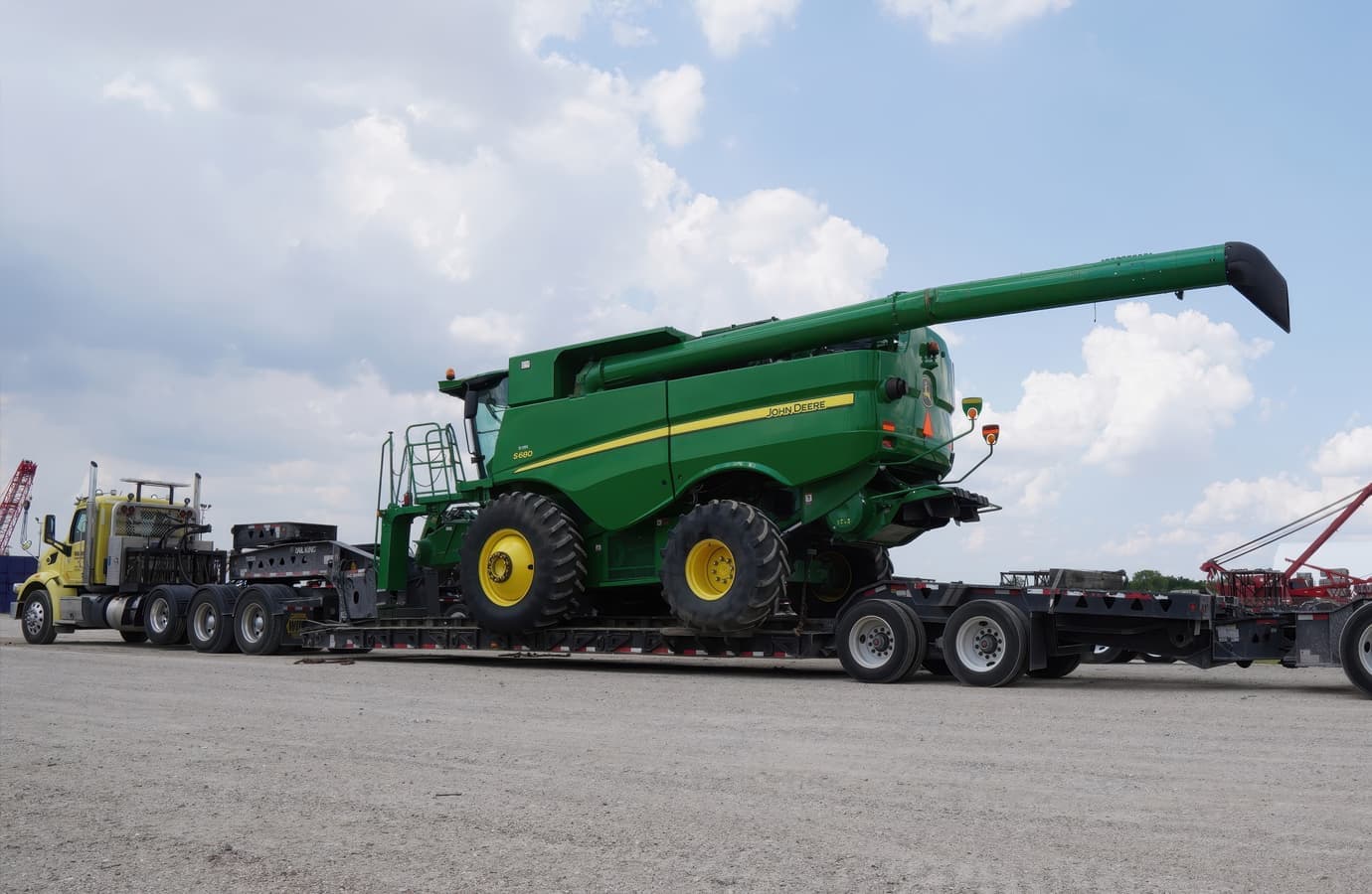 Heavy equipment transport project 10