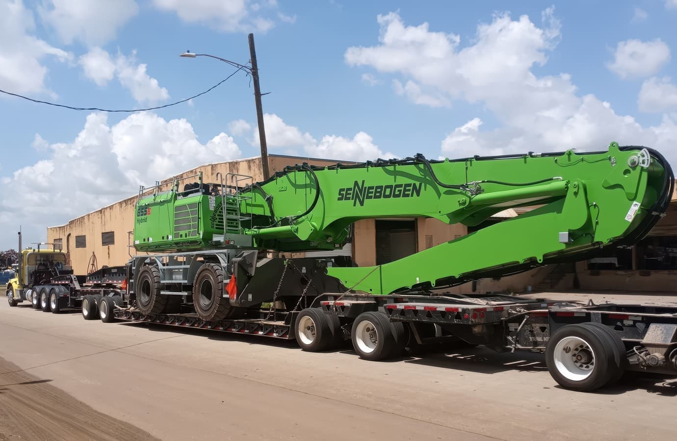 Heavy equipment transport project 11
