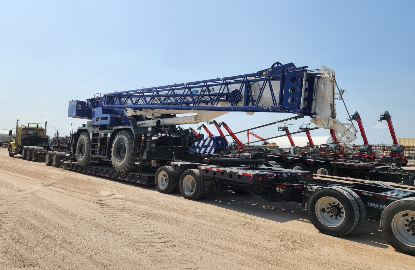 Heavy equipment transport project 13