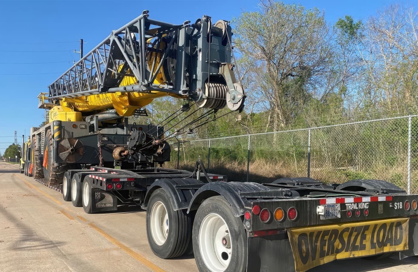 Heavy equipment transport project 14