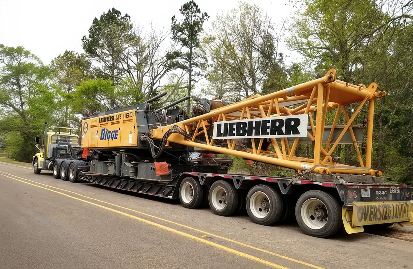 Heavy equipment transport project 2