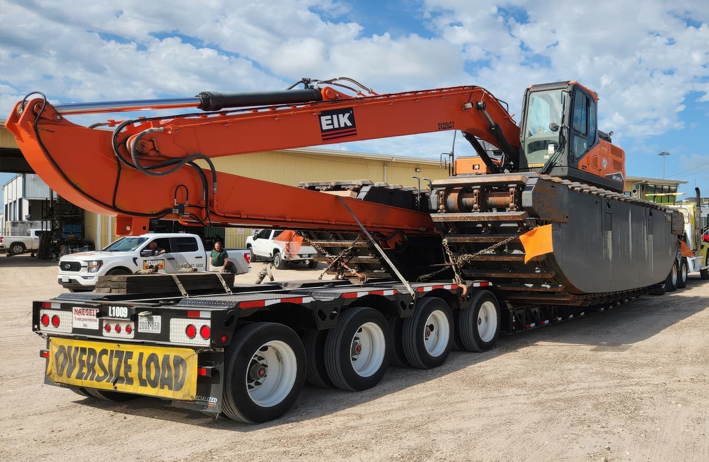 Heavy equipment transport project 6