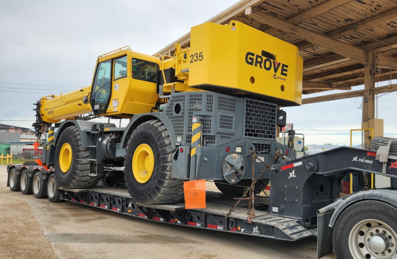 Heavy equipment transport project 7