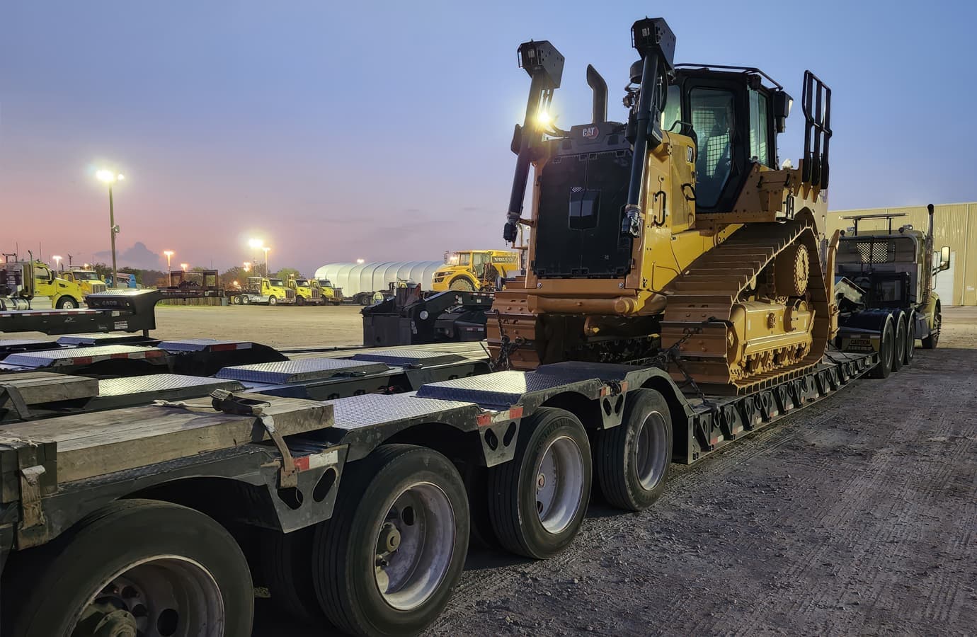 Heavy equipment transport project 9