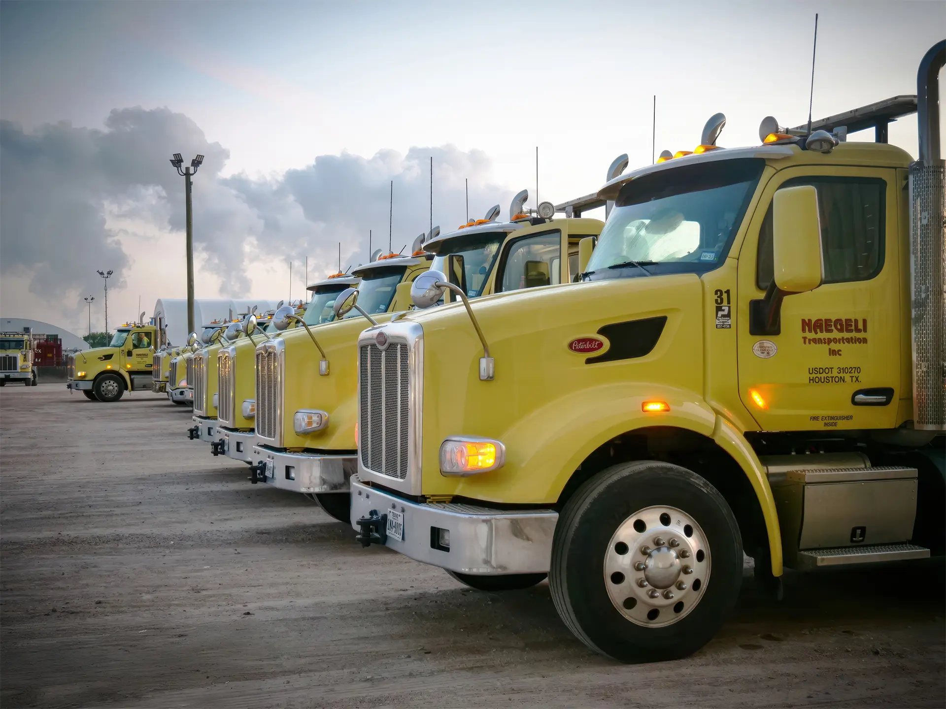 Heavy haul truck transporting industrial equipment