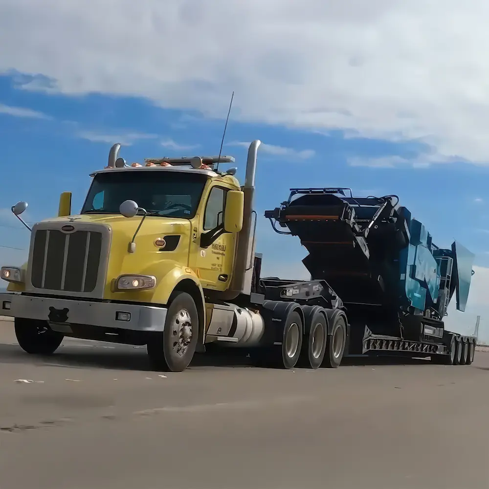 Naegeli Transportation service area map showing coverage in TX, LA, AR, OK, MS